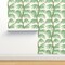 Abstract Palms Tropical Stripe Nature Minimalist Summer Vibes Large Scale Custom Removable Wallpaper by Spoonflower Peel & Stick Wallpaper 2FT Wide